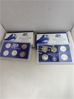 2003 and 2004 Quarter mint proof sets