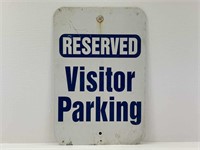 Reserved Visitor Parking Sign