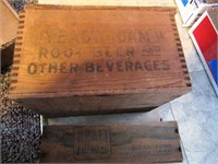 Vintage Wood Yeast & Cheese Box
