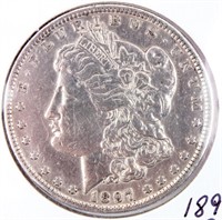 Coin 3 Morgan Silver Dollars 1890, 1891 & 1897-O