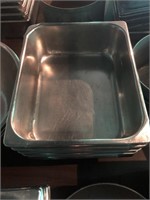 8 Stainless Pans