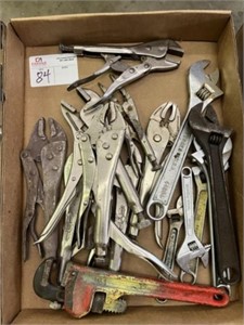Vice Grips& Crescent Wrench Lot
