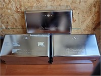 (3) Stainless Multifold Paper Towel Dispensers