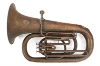 LATE 19th C. - WWI SALVATION ARMY 3-VALVE TUBA