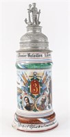 IMPERIAL GERMAN 3rd PIONEER REGIMENTAL BEER STEIN