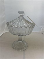 Glass Candy Dish w/Lid