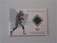 2008 SP AUTHENTIC DARREN McFADDEN ROOKIE