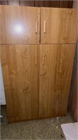 Cabinet in basement approximately  39.5” x 66.5”