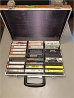 Cassette tapes with carrying case. Call of the