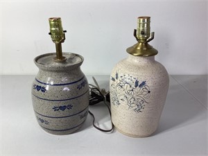 Pottery Jug & Crock Lamps