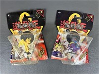 Two 2002 Yu-Gi-Oh! Action Figures NIB