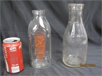 1930’s Glass Dairy Milk Bottles