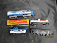 Lot Of Ho Tyco & Bachmann Train Cars Engine