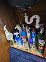 Cleaning Products in this Cupboard (bathroom)