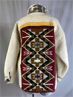Vintage Chimayo Blanket Coat Circa 1950s