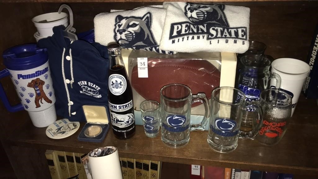Penn State memorabilia & signed football