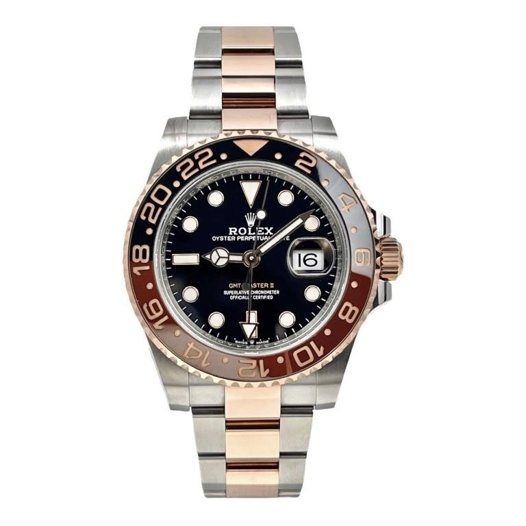 Rolex GMT-Master II Root Beer Rose Gold Watch