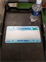 Blank Minnesota License Plate