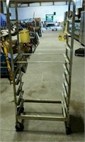 Metal rolling rack