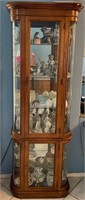 T - CURIO DISPLAY CABINET (EXCLUDES CONTENTS)(P19)