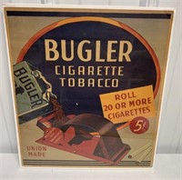 Buglar Cigarette Tobacco paper adv. Poster