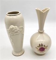 2 Small Lenox Bud Vases
