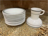 Set of Vintage Pyrex Tableware Dishes by Corning.