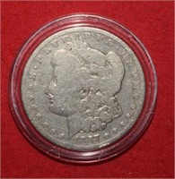 1887-O Morgan Silver Dollar in Case