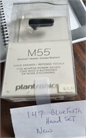 Plantronics M55 Bluetooth Head Set, New