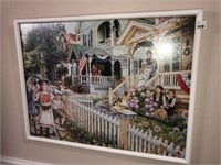 Framed Puzzle / Victorian Home