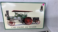 Decorative Metal Case Engine and Tender sign.