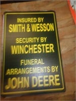 8" X 12" METAL SIGN - PROTECTED