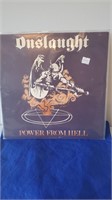 Onslaught Power From Hell Vinyl Record LP