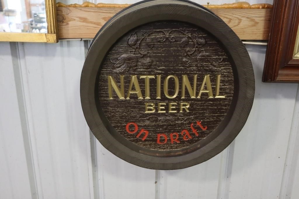 National Beer sign