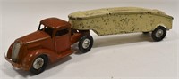 Original Turner Toy Car Carrier Truck & Trailer