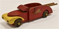 Original Buddy L Wood Toys Fire Ladder Truck