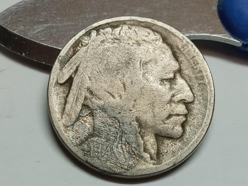 OF) better date 1914 Buffalo nickel