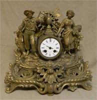 Parisian Figural Mantel Clock.