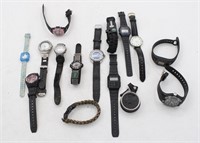 (15) Wrist Watches & Survival Gear