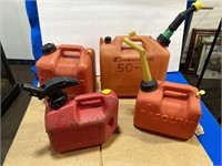 (4) Plastic Gas Cans