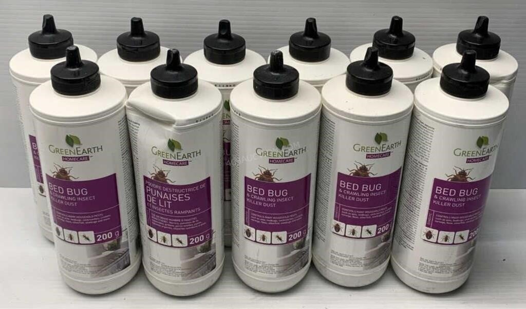 11 Bottles of Green Earth Insect Killer Dust - NEW
