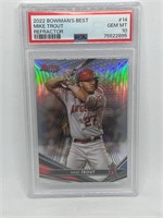 Bowman’s Best Mike Trout PSA 10 Refractor Card