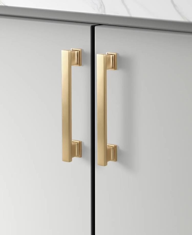 5pk Sapphire Modern Cabinet Handle Brass