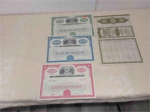Erie Railroad Co and Misc Stock and Bond Cert