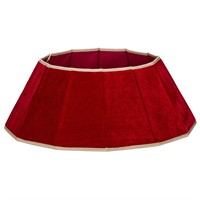 New Red Velvet Christmas Tree Skirt