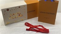 Authentic Luis Vuitton  gift bag and shoebox