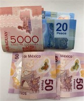 Mexico And Paraguay bills