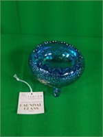 Fenton Blue Carnival Glass Origal Formula Dish