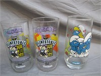Lot Of 3 Collectible Glasses