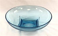 Aqua Blue Glass Centerpiece Bowl/Planter